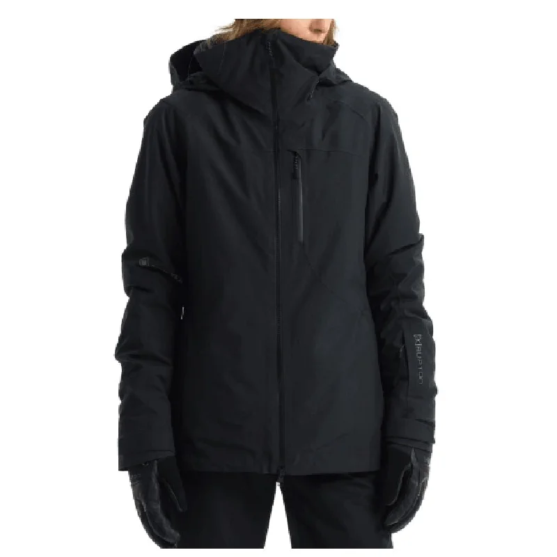 Reversible – Can be worn inside out, two looks in oneBurton AK Embark Womens Gore-Tex 2L Jacket 2023 Drape Front Waterfall Coat