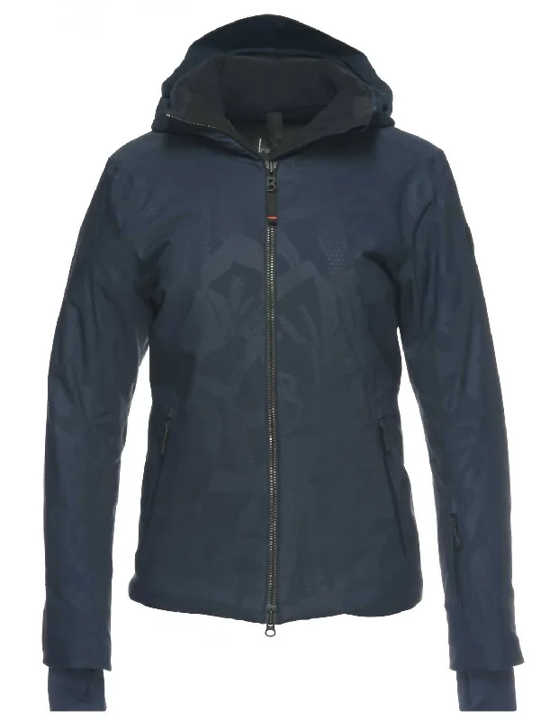 Charlene Jacket In Midnight Satin Jacket Silk Jacket Chiffon Jacket