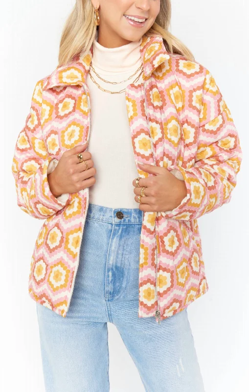 Powder Puffed Jacket In Pink Appliqued Jacket Beaded Jacket Sequined Jacket