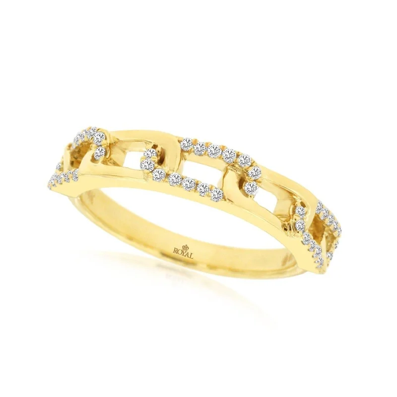 Special Sale On Handcrafted Jewelry – Shop Today Diamond Accented Open Link Design Ring