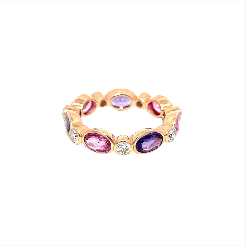 Affordable Elegance – Special Jewelry Sale Now Live Pink & Purple Sapphire Ring with Diamonds