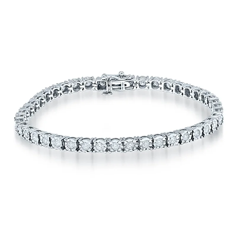 Waterproof Stainless Steel Jewelry For Lasting Beauty 10K 1.85-1.90CT D-FANUC BRACELET
