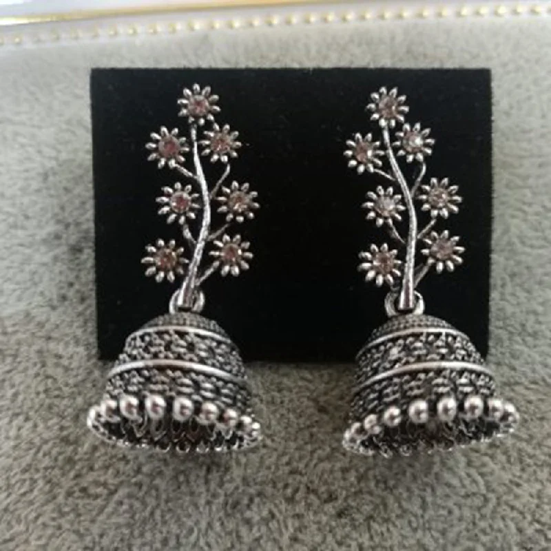 Exclusive Jewelry Sale – Limited-Time Discounts Tahura Oxidised Plated Jhumki Earrings